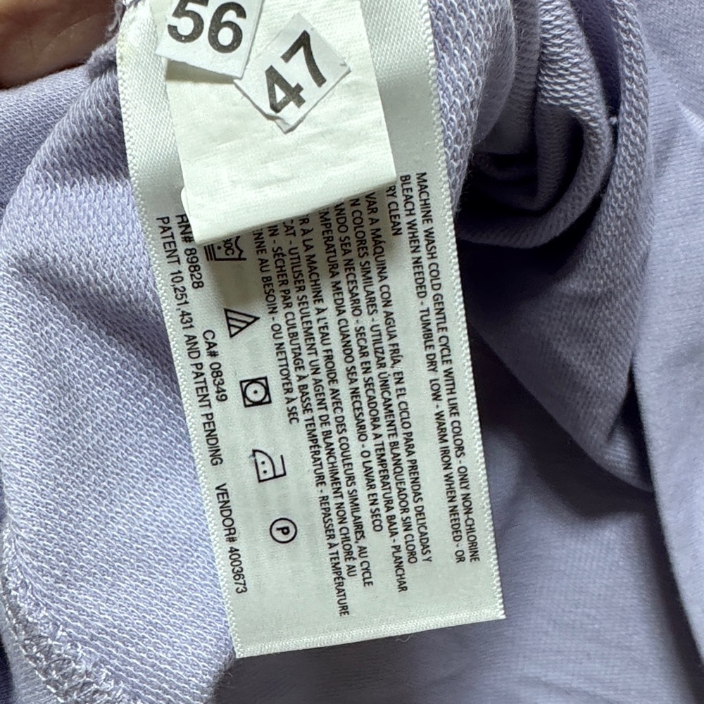 Jessica Simpson Light Purple/Lavender Eyelet Ruffle Sweatshirt - Picture 7 of 10